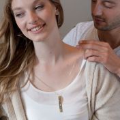 Collier Langage de l’Amour  [Plaqué Or 14 Carats]
