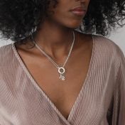 Anna Layer Kette mit Kristallen [Sterlingsilber] – mit Sternzeichen Charms