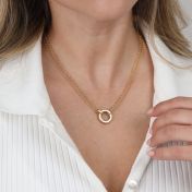Anna Layer Kette [750er vergoldet] – mit Buchstaben-Charms