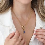 Anna Double Layer Necklace [18K Gold Plated] - with Charms
