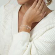 Lebensanker Armband mit Gravur [Sterlingsilber]