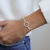 Lebensanker Armband mit Gravur [Sterlingsilber]