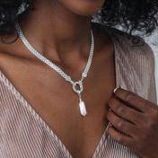 Ciondolo Barocco con Perle [Argento Sterling]