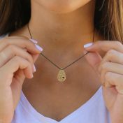 Threads of Life Big Drop Birthstone Necklace [10K Gold]