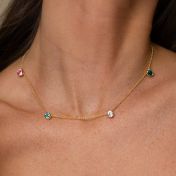 Dewdrop Birthstone Necklace [18K Gold Vermeil]