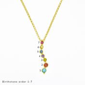 Stream of Love Necklace [Gold Plated]