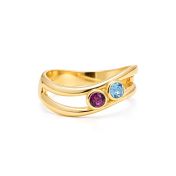 Love Tides Birthstone Ring [18K Gold Vermeil]