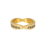 Anello Bocciolo con Nome [Placcato Oro 18kt]