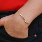 Bracelet Ruban d'Amour [Plaqué Or 18ct]