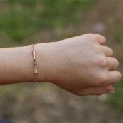 Schleife der Liebe Armband [750er rosévergoldet]