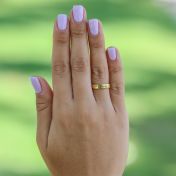 Anillo con Nombre Trenzas del Amor [Bañado en Oro de 18K]
