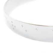 Dünne Inspiration Braille-Manschette [Sterlingsilber]