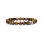 Signature Brown Tiger Eye Women Bracelet [Sterling Silver]