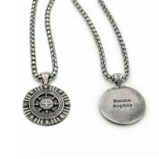 Collier Prénom Roue de Capitaine - Argent 925