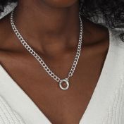 Emma Curb Chain Necklace [Sterling Silver]