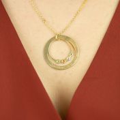 Collar Rayos de Amor [Bañado en Oro de 18K]