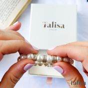Pearl Name Bracelet [Sterling Silver]