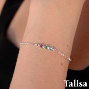 Pulsera Estrellas Talisa con Piedras de Nacimiento [Plata de Ley]