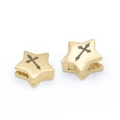 Cross Charm for Milanese Chain [18K Gold Vermeil]