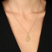 Collana Cherished Spot Mappa [Placcata Oro 18 Carati]