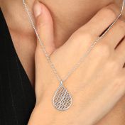 Collana con Mappa Cherished Spot [Argento 925]
