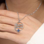 Collier Cercle Signature Prénoms avec Nano Bible