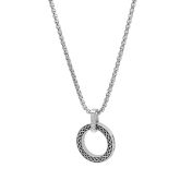 Collier Cercle Infini Gravé pour Homme 
