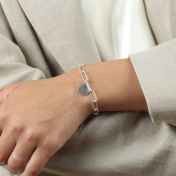 Kreislauf des Lebens Armband mit Buchstaben [Sterlingsilber]