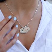 Collana Cerchi di Luce con Nome [Argento 925]