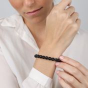 Klassisches Armband aus Onyx für Damen