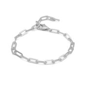 Klassieke Paperclip Ketting Armband [Sterling Zilver] 