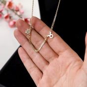 Helena Zodiac Milanese Chain Necklace [18K Gold Plated]