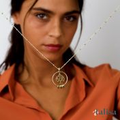 Collana Albero di Famiglia con Nome [Oro Vermeil 18kt]