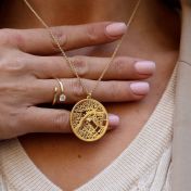 Talisa Halskette mit Kartenanhänger [750er Gold Vermeil]