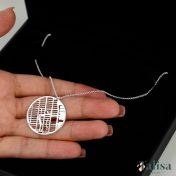 Collana con Mappa dei Punti Preziosi [Argento 925]