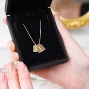 Mirella Initials Charm Necklace [18K Gold Vermeil]