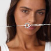 Tied Together Name Necklace [Sterling Silver]