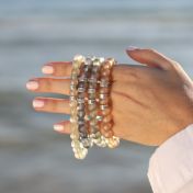 Bracciale Oceano Blu Inciso [Argento 925]
