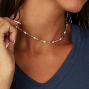 Colorful Pearl Necklace