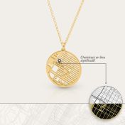 Collier Carte Cercle des Souvenirs [Vermeil 18ct]