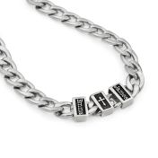 Cross Cuban Link Chain With Names - 8mm