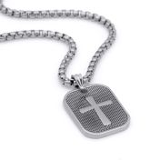 Kreuz Kette für Damen [Sterlingsilber]