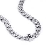 Cuban Link Chain with Cross for Men – 8mm