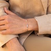 Talisa Stars Birthstone Bangle [Silver]