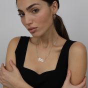 Heart's Signature Name Necklace [Sterling Silver]