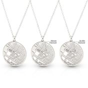 Talisa Halskette mit Kartenanhänger [Sterlingsilber]