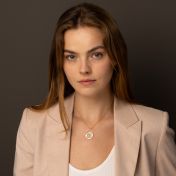 Floating Teardrop Diamond Name Necklace [18K Gold Vermeil]