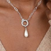 Emma Paperclip Necklace [Sterling Silver]