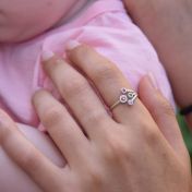 A Mother's Love Ring - Triple Love [Sterling Silver]