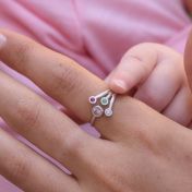 A Mother's Love Ring - Triple Love [Sterling Silver]